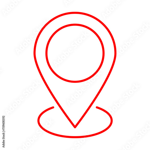 Free Download Location outline icon. Design can use for web and mobile app. Vector illustration - GFXLoad