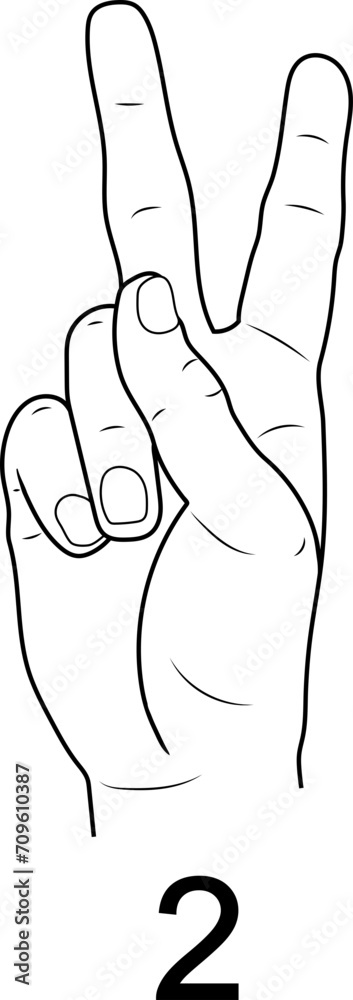 2 NUMBER ASL Sign letters Language Alphabet SVG Alphabet for the deaf and dumb 2 NUMBER ASL Sign letters Language Alphabet SVG Alphabet for the deaf and dumb