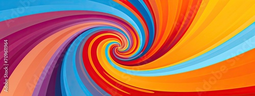 Abstract swirl design image,  geometric shapes, color stripes © EnelEva
