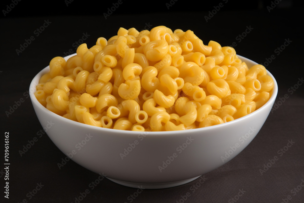 A bowl of macaroni generative AI A bowl of macaroni generative AI