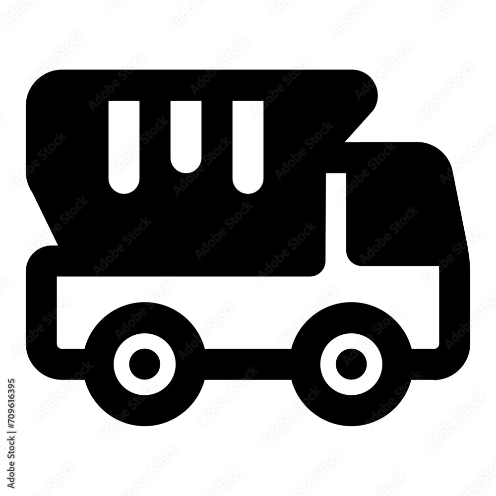 dump truck icon vector illustration asset element dump truck icon vector illustration asset element