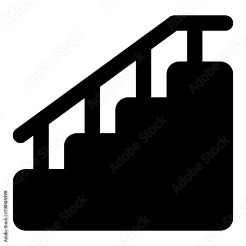 handrail icon vector illustration asset element