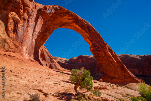 Corona Arch on a sunny day, Moab, Utah