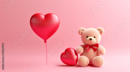 Vibrant Valentine's Day background, hearts background