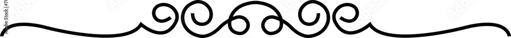 Divider icon. Divider ornament, corner border. Hand drawn vector isolated on transparent background. Outline sign border element kit. Page Decoration linear icon paper break, book decoration. Divider icon. Divider ornament, corner border. Hand drawn vector isolated on transparent background. Outline sign border element kit. Page Decoration linear icon paper break, book decoration.