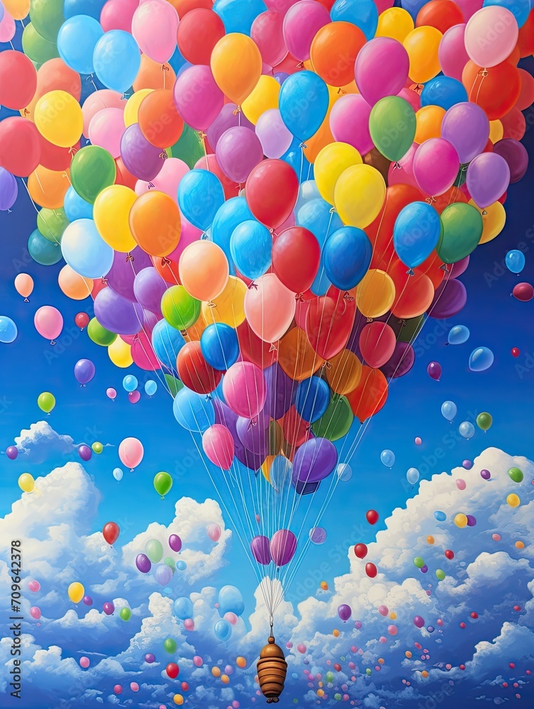 Skyward Celebrations: Balloon Festivals Wall Art