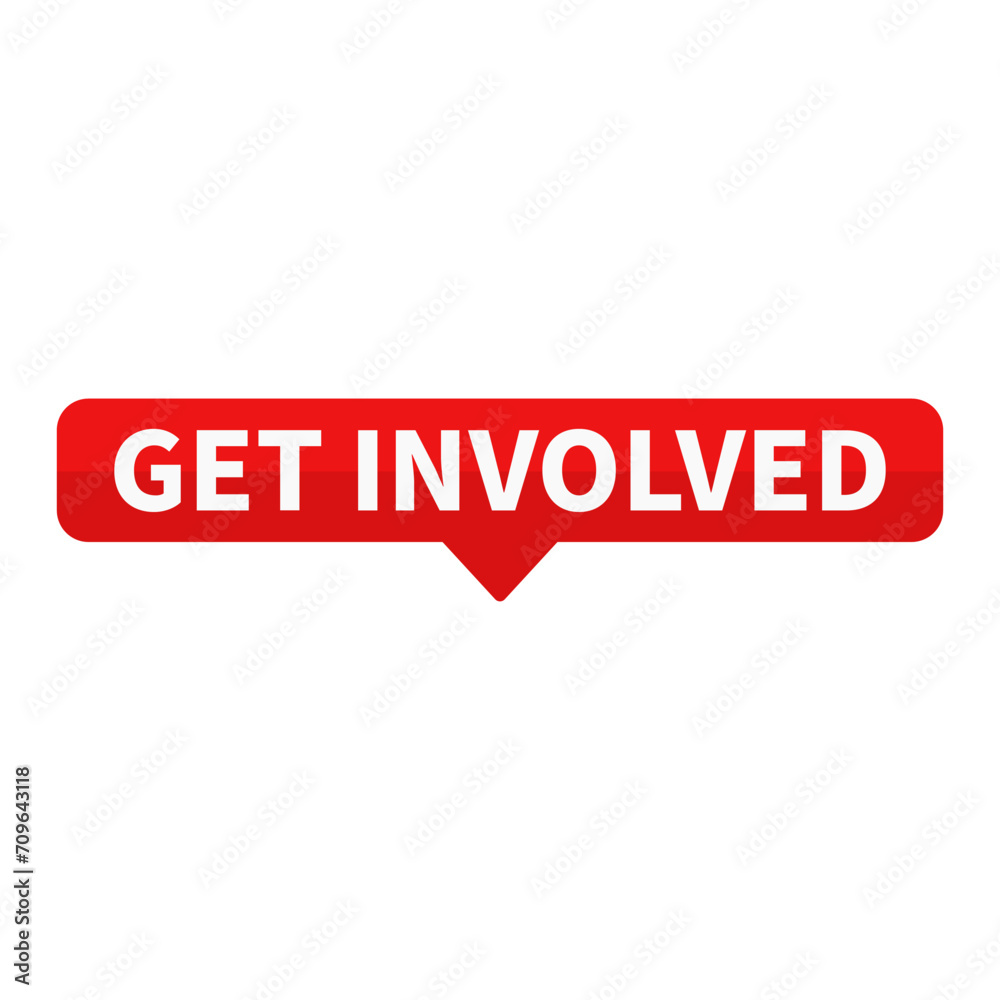 Get Involved Red Rectangle Shape For Participation Promotion Business Marketing Social Media Information Announcement
Get Involved Red Rectangle Shape For Participation Promotion Business Marketing Social Media Information Announcement