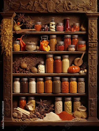 Culinary Flavors: Cooking Spices Wall Prints for Vibrant Kitchen Decor