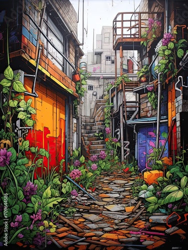 Discover the Vibrant World of Graffiti Streets: Urban Artwork and Wall Art Masterpieces