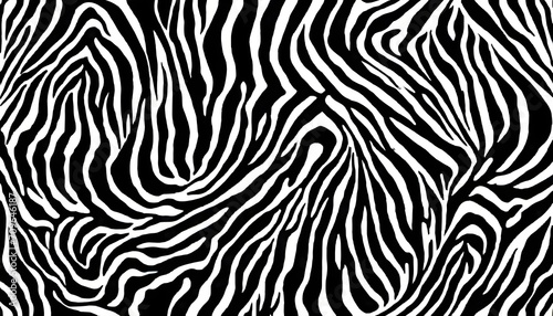 Zebra Stripes Pattern Texture  Background  Generative AI