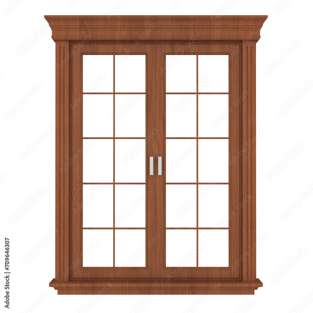 Wooden Window isolated Wooden Window isolated