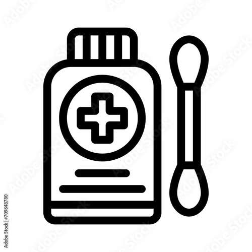 antiseptic line icon