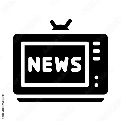 news glyph icon
