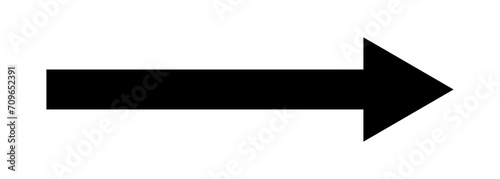 Black right arrow icon. Vector illustration