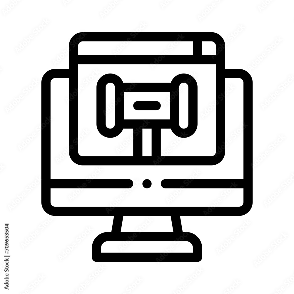 auction line icon auction line icon