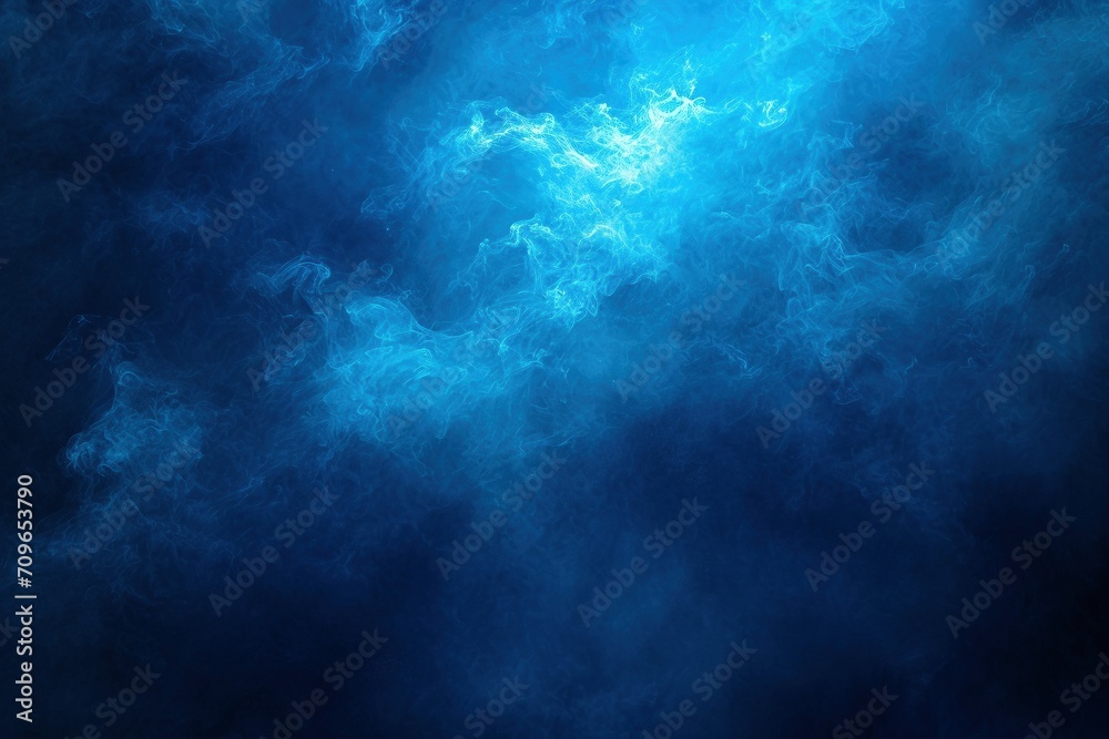 neon blue sky cloudy background