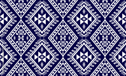 Abstract ethnic geometric pattern design for background or wallpaper,other print,Vector illustration embroidery style
