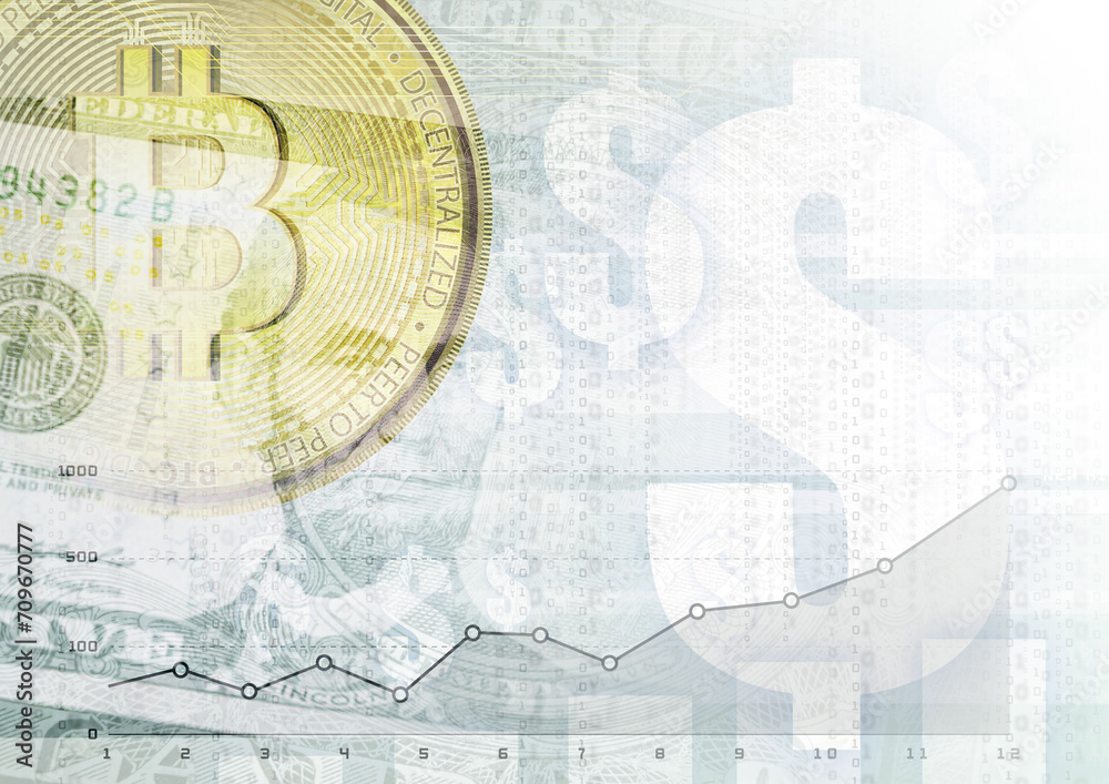 Image Background Design Symbolic of Crypto Currency BITCOIN, Digital Currency Concept. Image Background Design Symbolic of Crypto Currency BITCOIN, Digital Currency Concept.