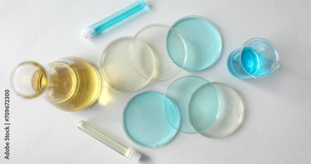 Test tubes for scientific laboratories and chemical laboratory liquids in test tubes. Research and development of oil or vaccine cosmetics in laboratory Test tubes for scientific laboratories and chemical laboratory liquids in test tubes. Research and development of oil or vaccine cosmetics in laboratory