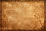 Old ancient beige blank papyrus. Copy space for text
