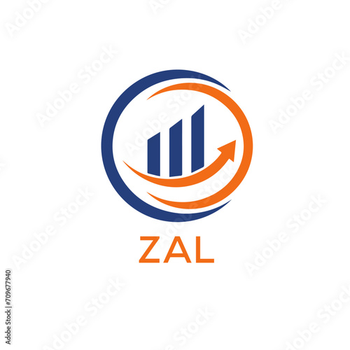 ZAL Letter logo design template vector. ZAL Business abstract connection vector logo. ZAL icon circle logotype.
