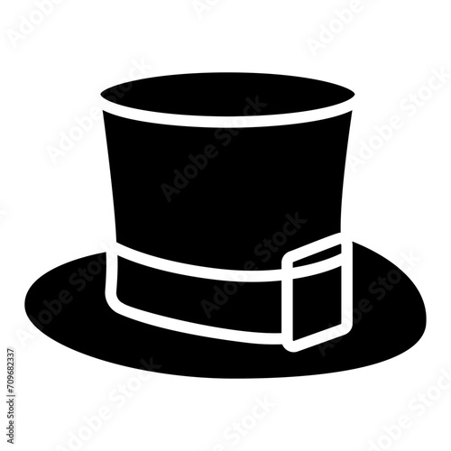 hat glyph icon
