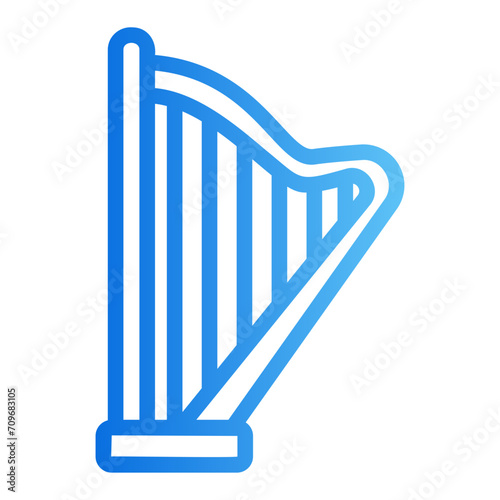 harp gradient icon