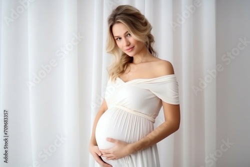 Serene Expectant Mother Embracing Pregnancy. Generative ai Free Download Serene Expectant Mother Embracing Pregnancy. Generative ai - GFXLoad