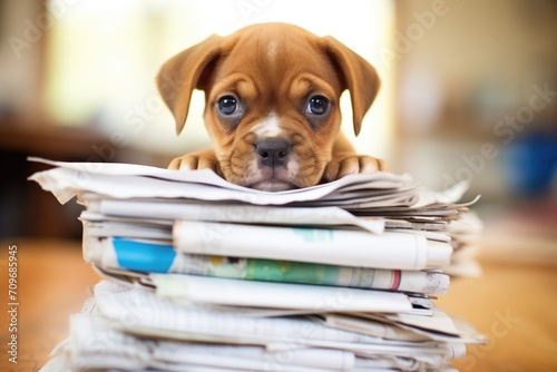 stack of pet adoption paperwork © altitudevisual