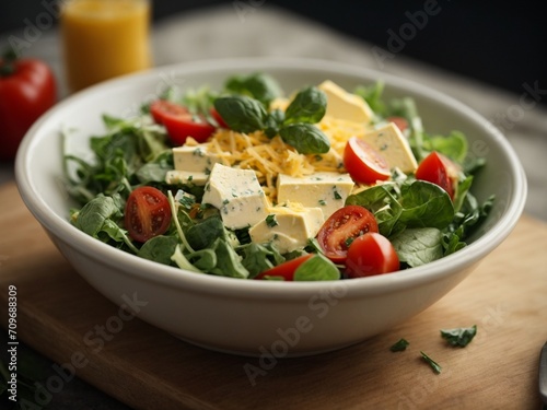 salad with cheese