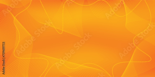 latar belakang oranye abstrak dengan gelombang garis. Eps 10 photo
