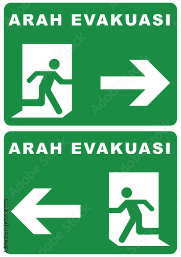 evacuation route