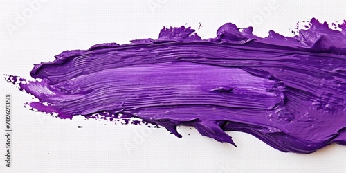 Purple paint close-up on a white surface. Perfect for backgrounds and abstract designs