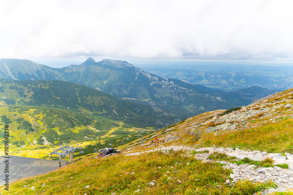 Naklejka premium mountain view panorama landscape Poland Zakopane