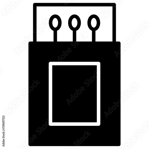 Matchbox solid glyph icon