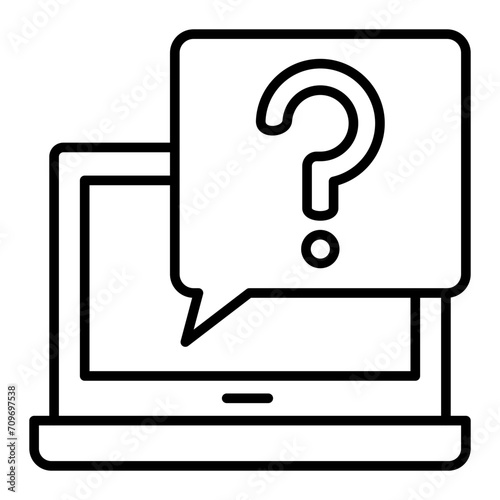   Ask line icon