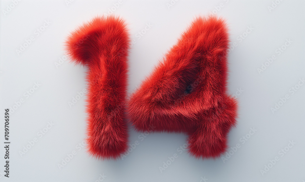 Cute number 8 made of pink fur. International women's day and birthday concept with copy space. Cute number 8 made of pink fur. International women's day and birthday concept with copy space.