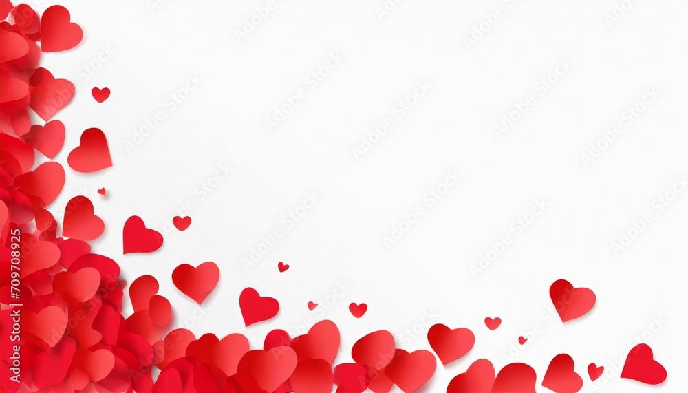 love valentine background with red petals of hearts on background vector banner postcard background the 14th of february png image illustration