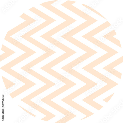 Circle background in zigzag decoration design.