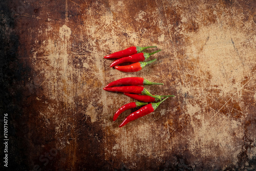 Close-Up 4K Ultra HD Image of Colorful Fresh Thai Red Chili Pepper - Culinary Spice