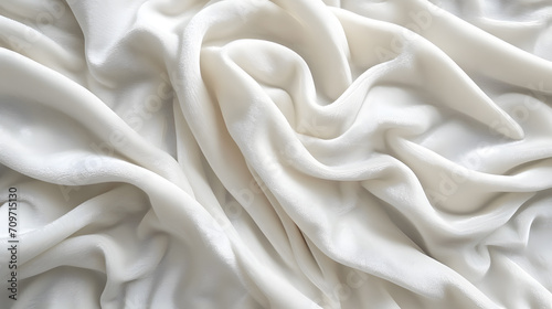White Soft velvet fabric texture