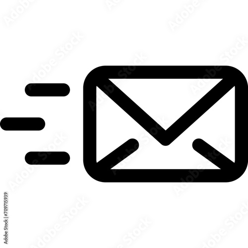 Message Sign. Mail Icon