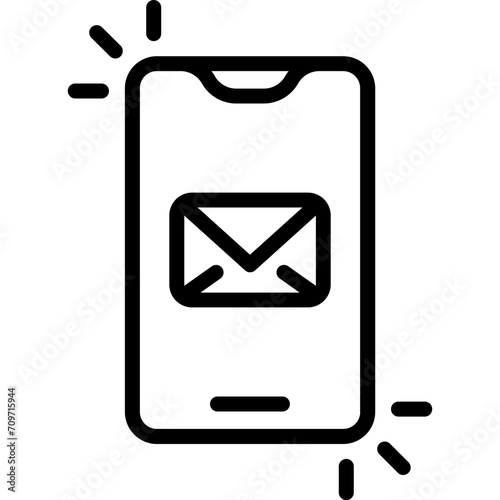 Message Sign. Mail Icon