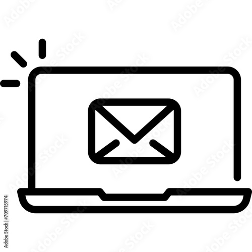 Message Sign. Mail Icon