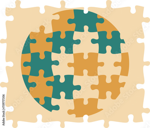 Jigsaw Puzzle Illustration