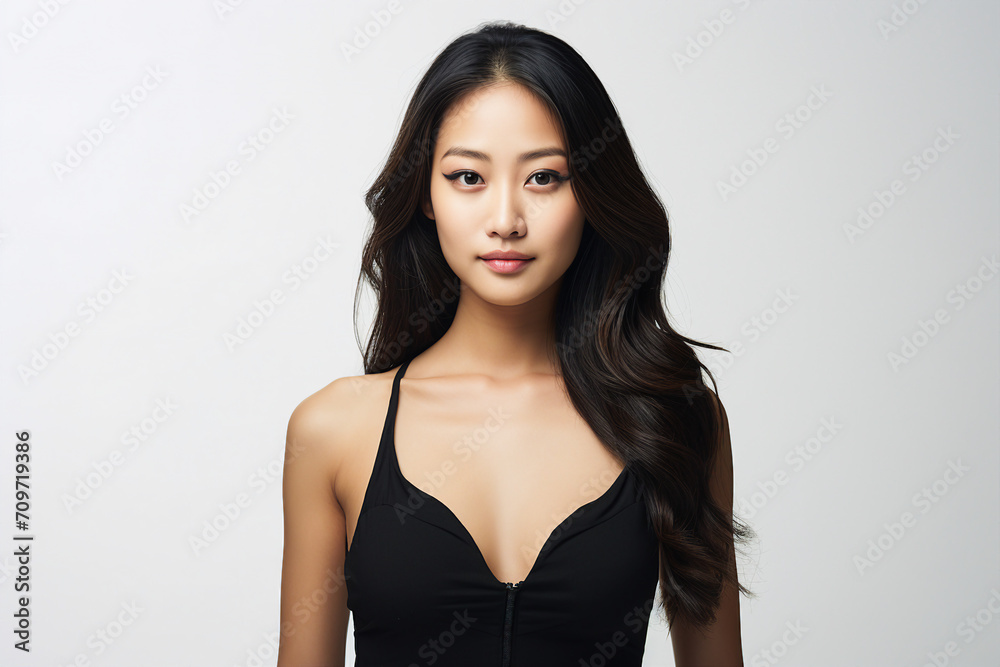 Creative graphics generative ai collage illustration of stunning gorgeous lady in elegant vogue clothes Creative graphics generative ai collage illustration of stunning gorgeous lady in elegant vogue clothes