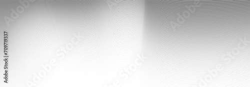 Light grey lines in 3D perspective vector abstract background, dynamic linear minimal design, wave lied pattern in dimensional and movement.