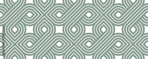 Geometric seamless pattern, vector trendy vintage tiling endless background, geometrical decorative grid.