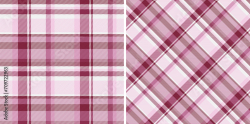 Textile pattern texture of check seamless tartan with a fabric plaid background vector. Set in stylish colors of picture frame ideas.