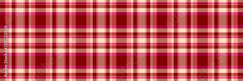 Curve textile texture fabric, panel vector plaid pattern. Geometrical tartan background seamless check in maroon and bisque colors.